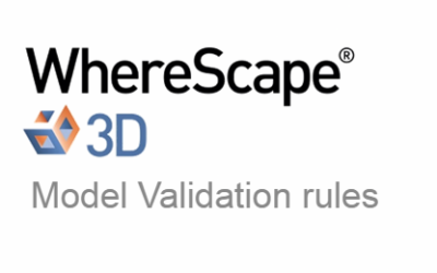 3D Model Validation Rules